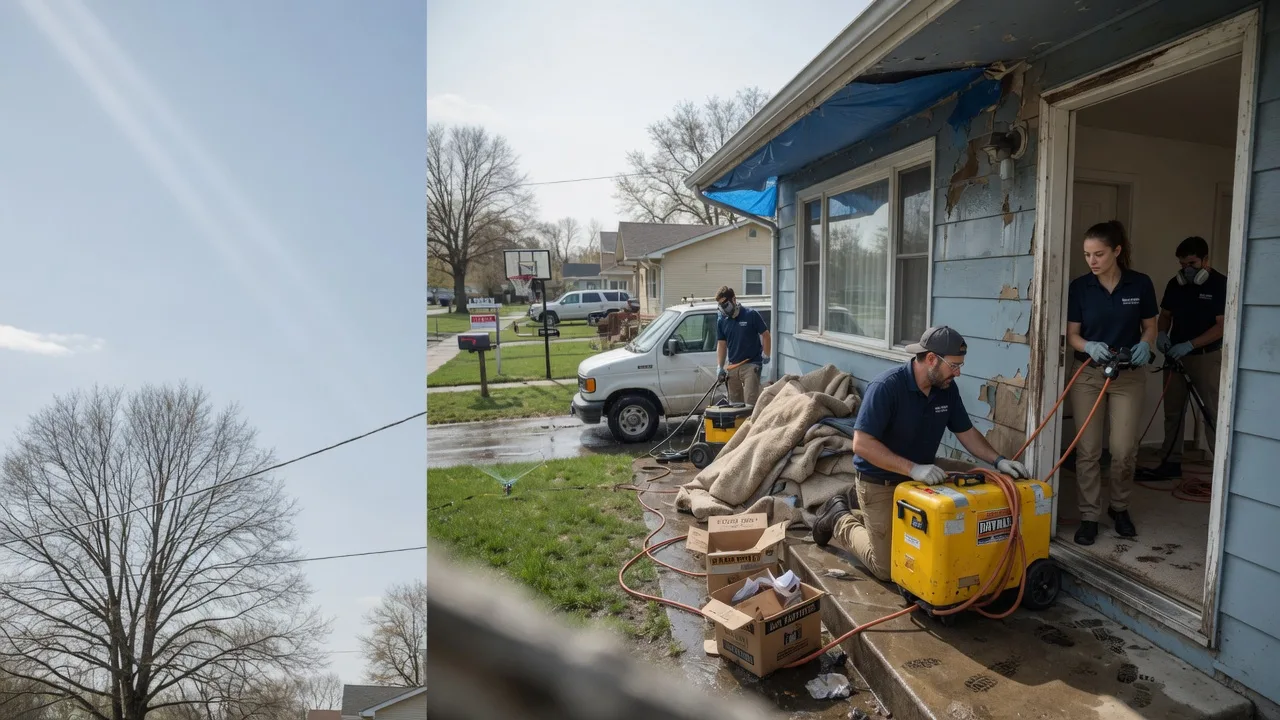 Basement Flood Cleanup in Winigan, MO near me